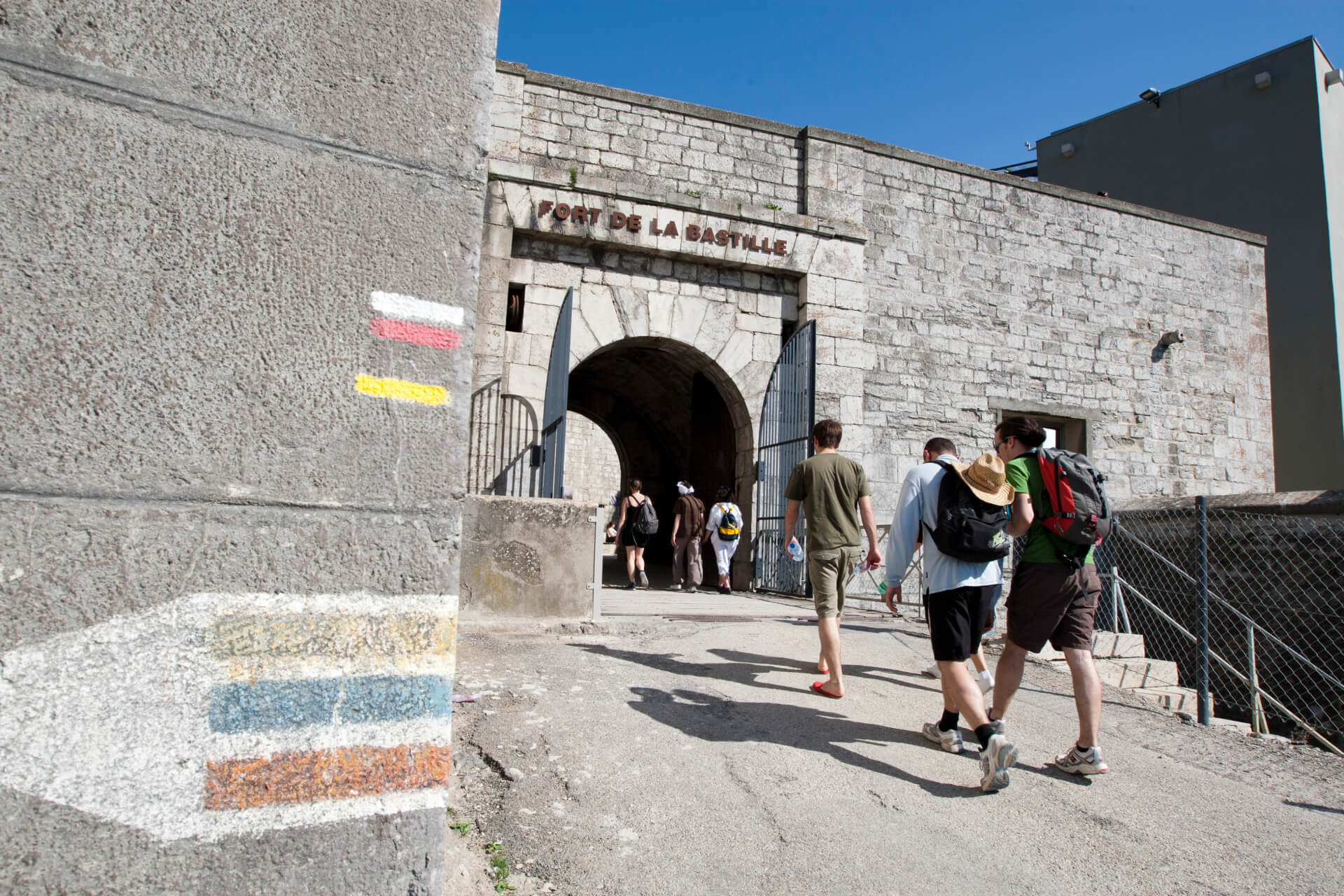 L'entrée du Fort de la Bastille