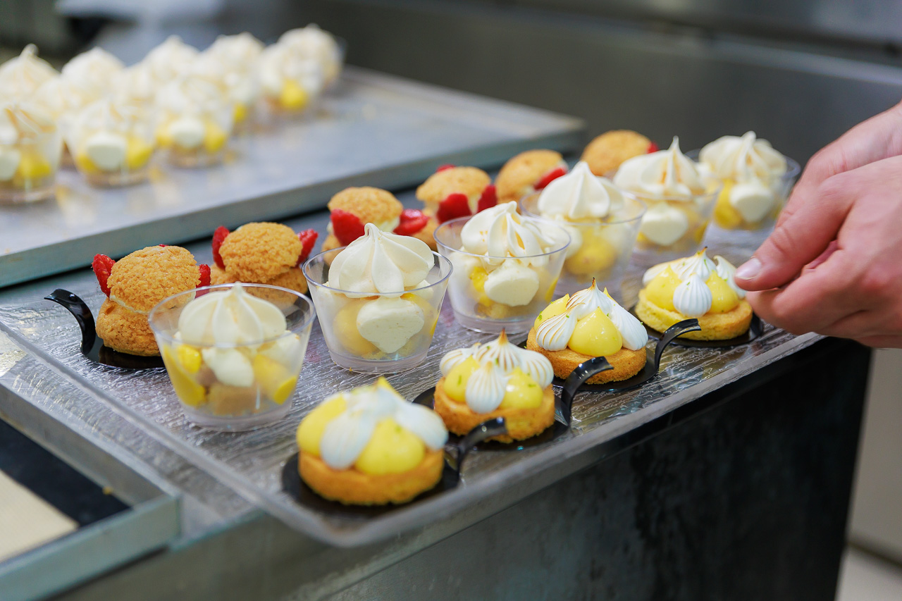 Mini desserts du restaurant du téléphérique