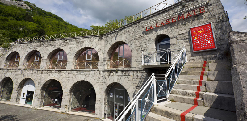 Vue extérieure de la casemate