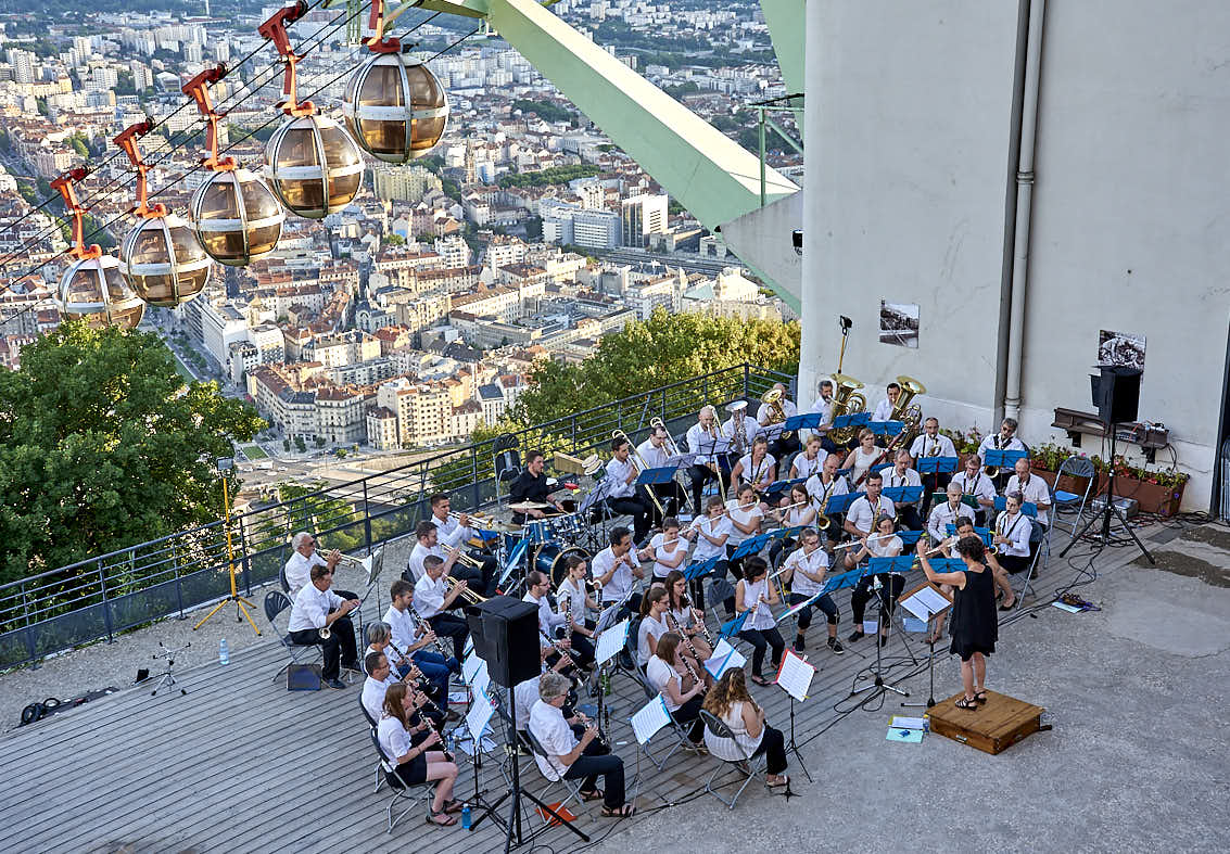 photos du groupe de l'Harmonie de Grenoble - le grand orchestre