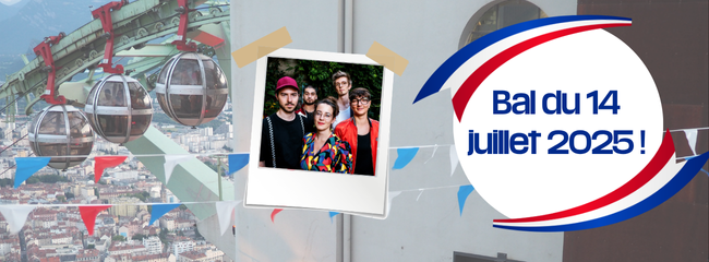visuel pour le bal du 14 juillet 2025 au Fort de la Bastille