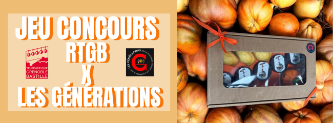 visuel de présentation du jeu concours d'halloween 2025 avec la boulangerie les générations