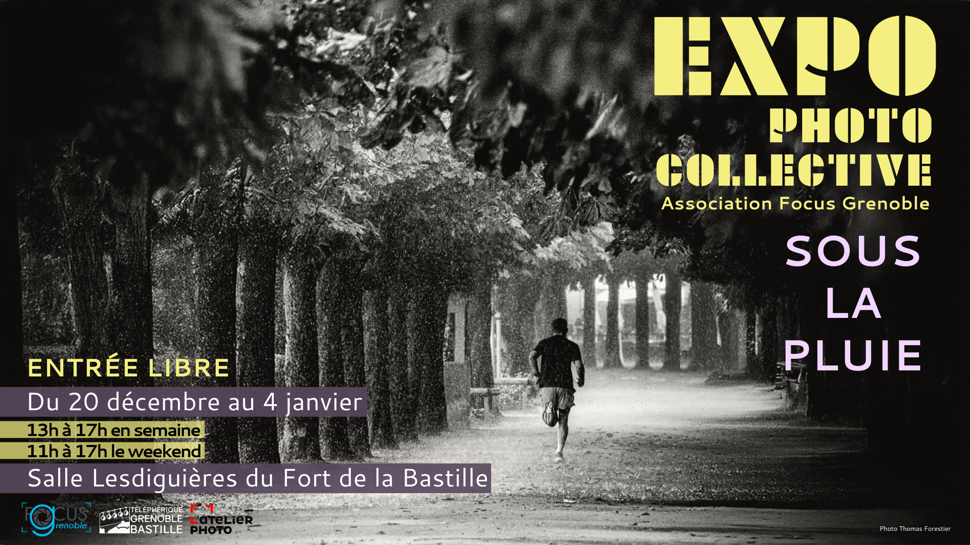 affiche au format de l'expo collective Focus 