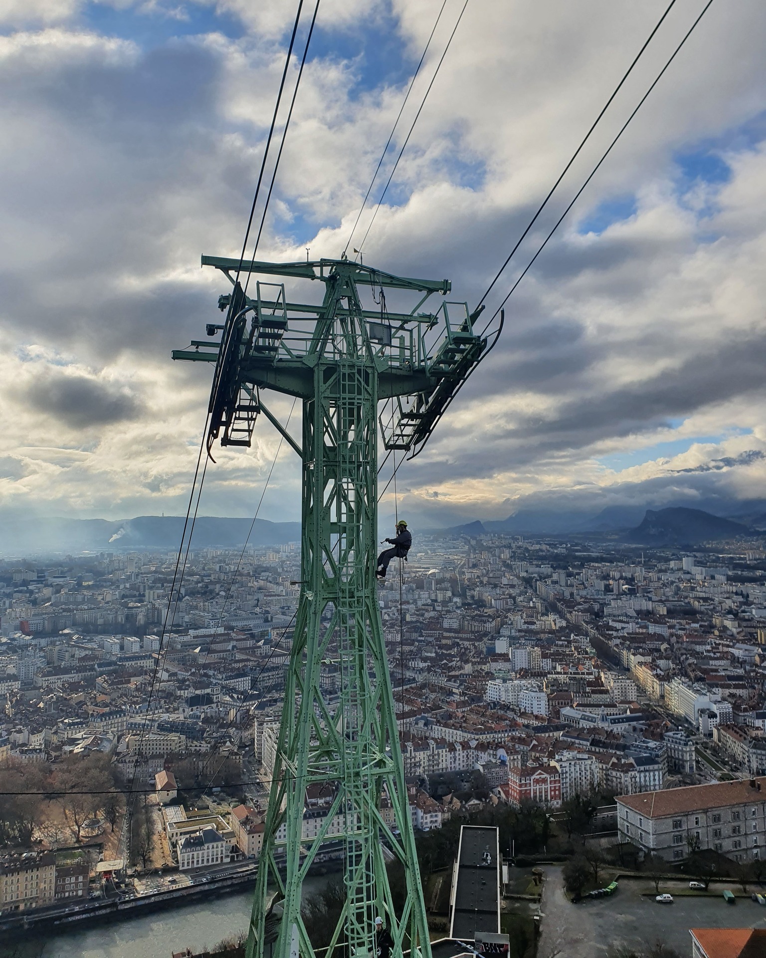 Travaux Téléphérique Bastille Grenoble
